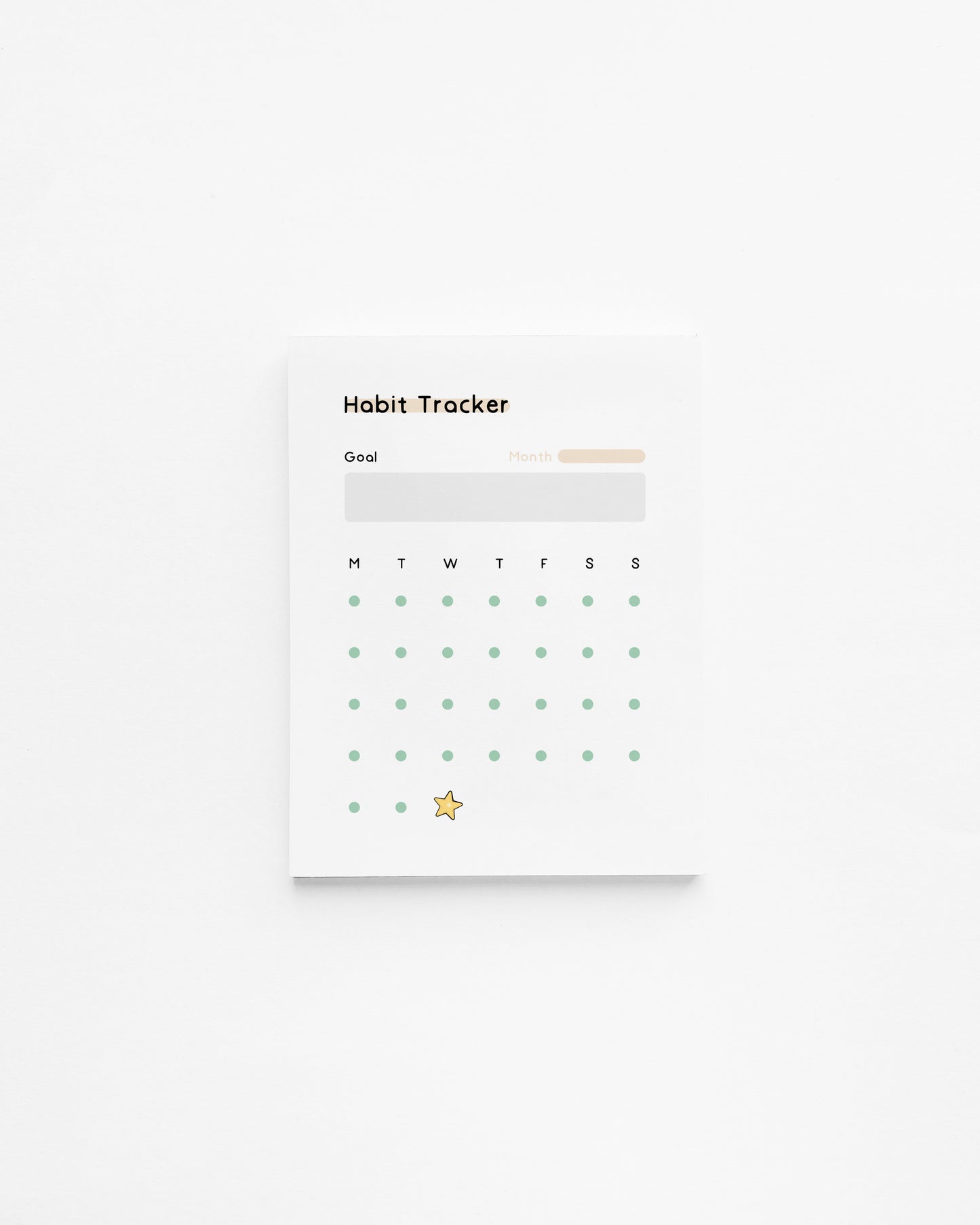 Habit Tracker Mini Planner