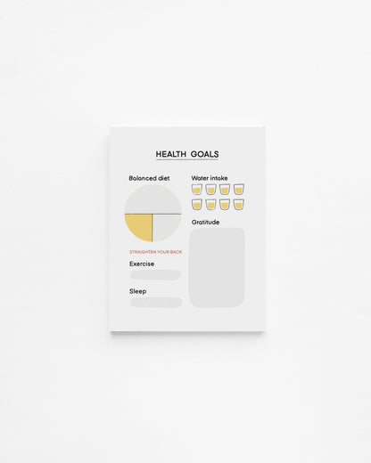 Health Goals Mini Planner