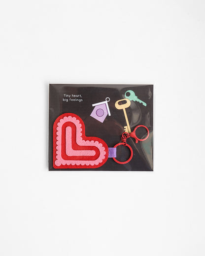 Heartfelt Keyring Charm