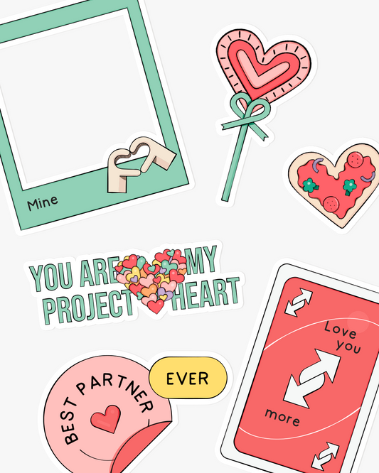 Project Heart Sticker Pack